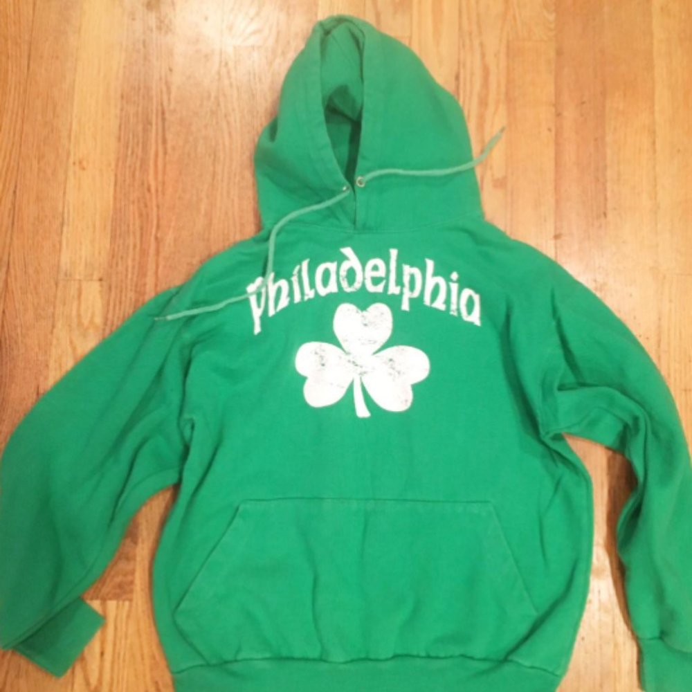 Boy/Girl Small Green Hoodie Sweatshirt Phila Irish